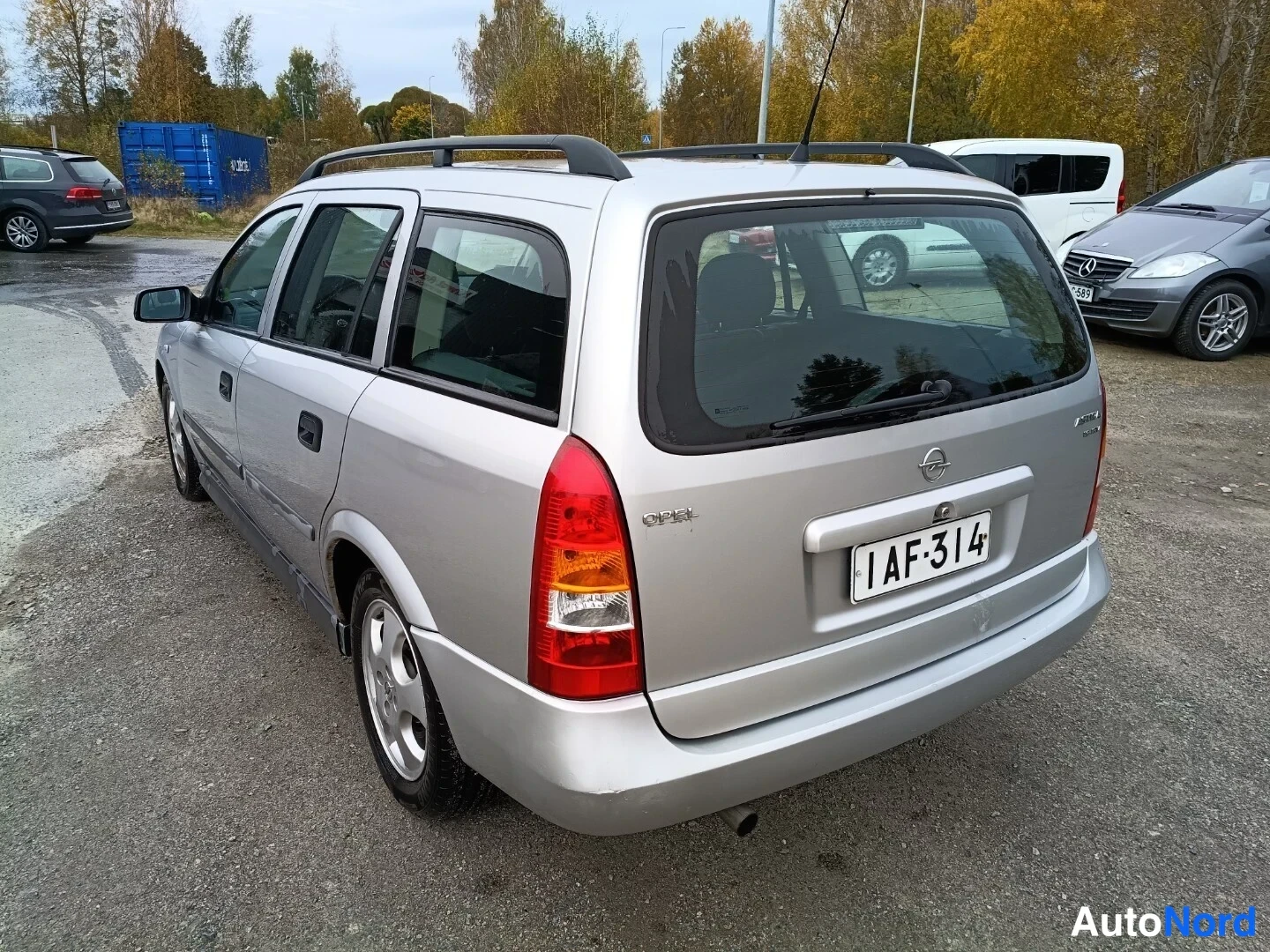 Hopea Opel Astra 2001, takaviisto, kuva 5