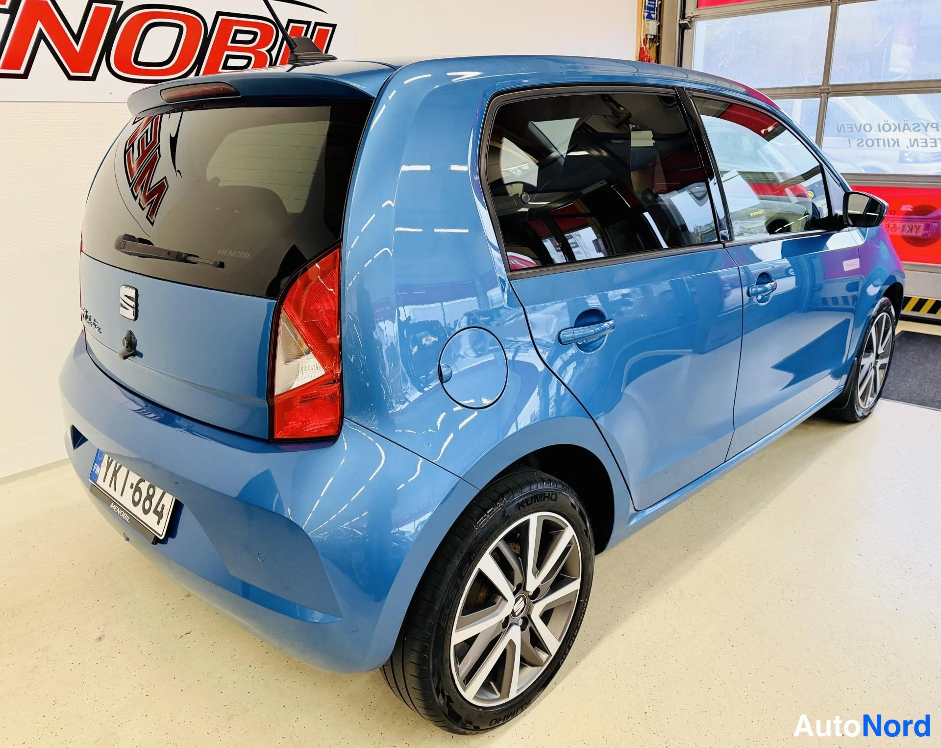 Sininen Seat Mii 2020, takaviisto, kuva 7