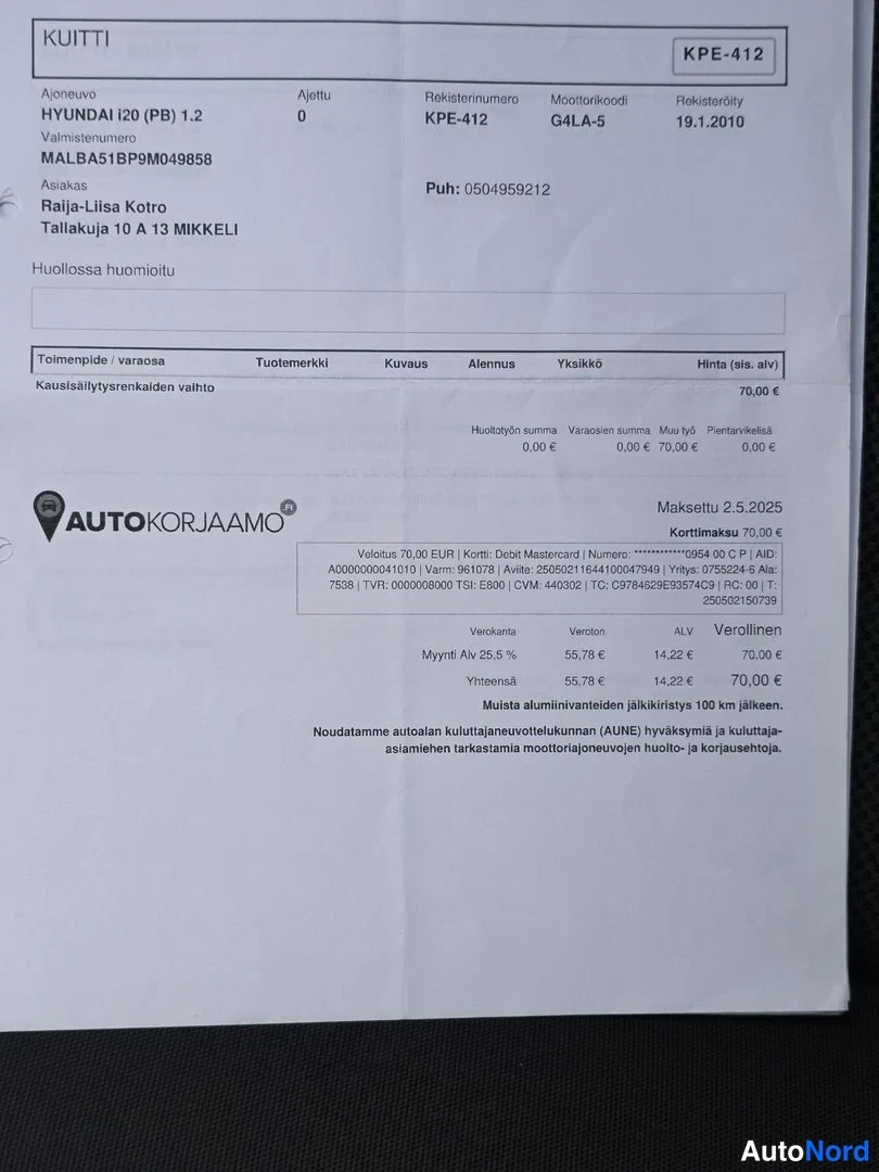 Musta Hyundai i20 2009, asiakirja, kuva 28