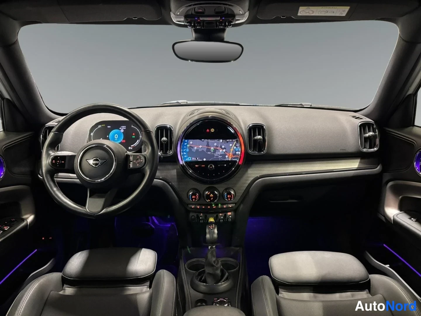 Harmaa Mini Countryman Cooper SE ALL4 2023, ohjaamo, kuva 6