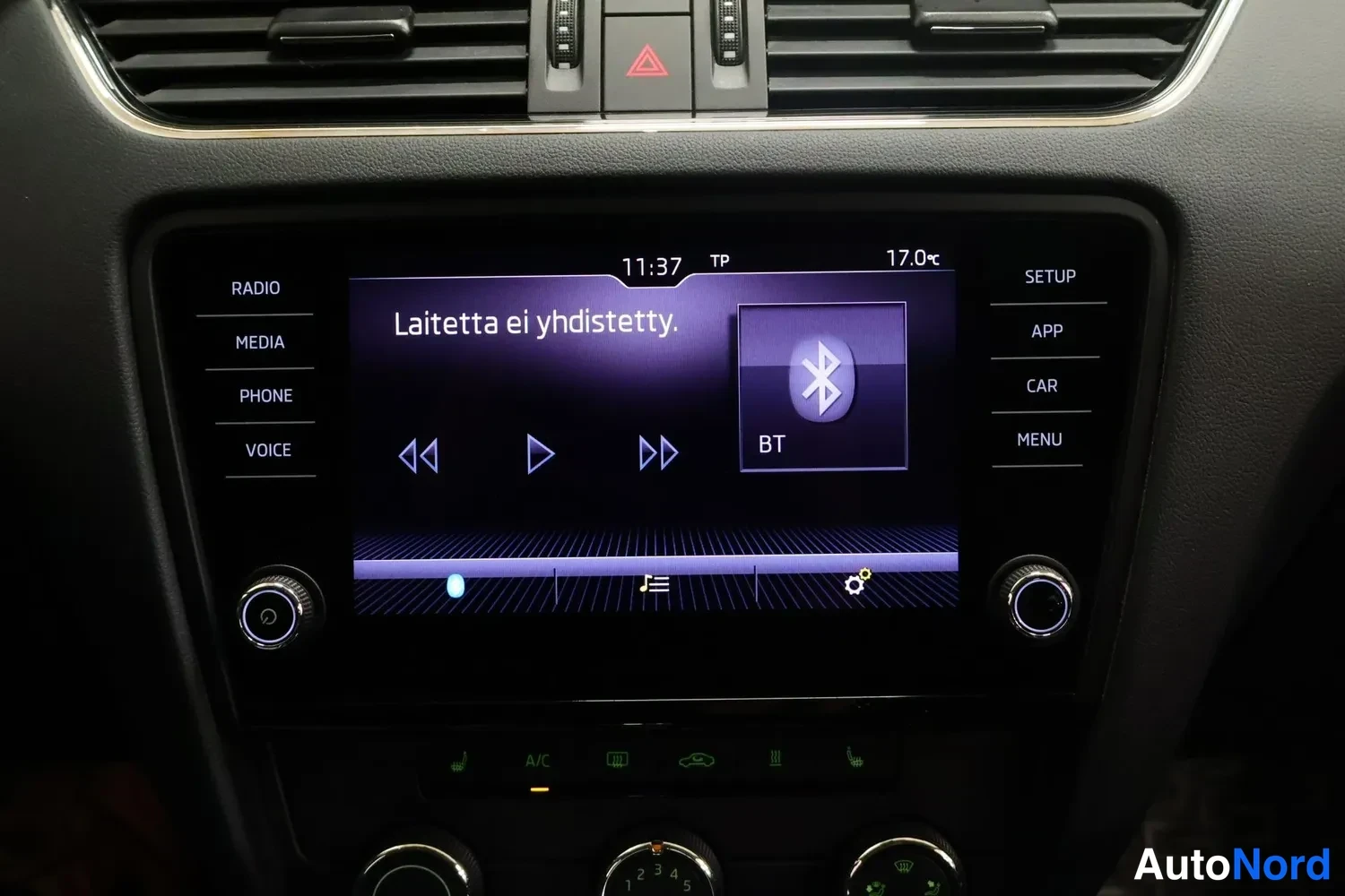 Sininen Skoda Octavia 2019, yksityiskohta, kuva 15