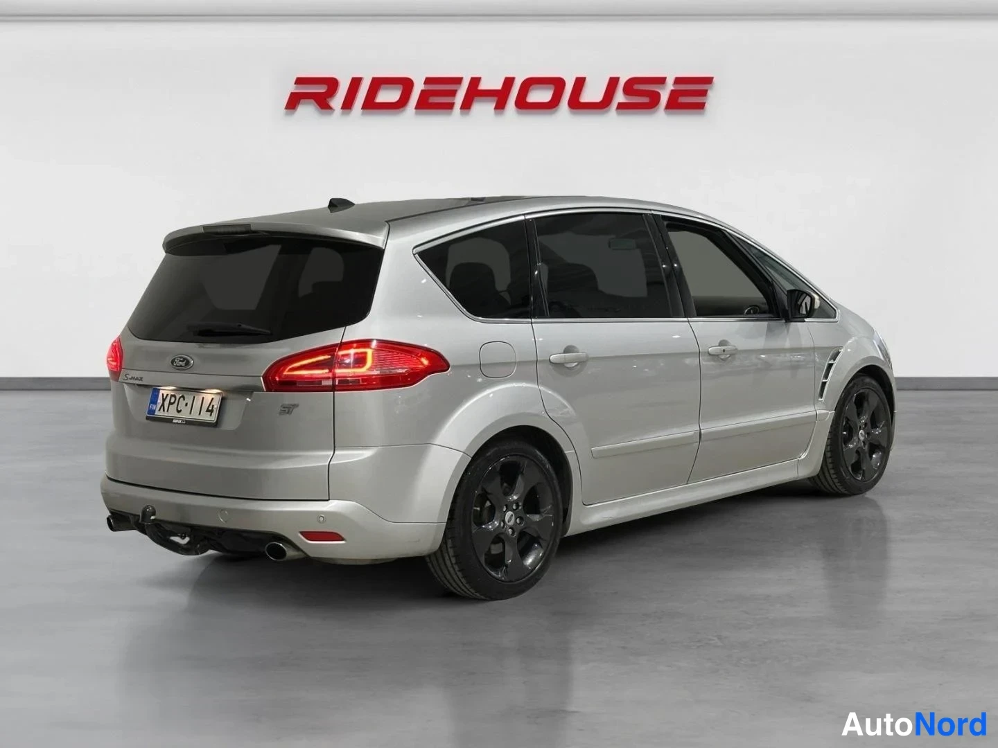 Harmaa Ford S-MAX 2012, takaviisto, kuva 6