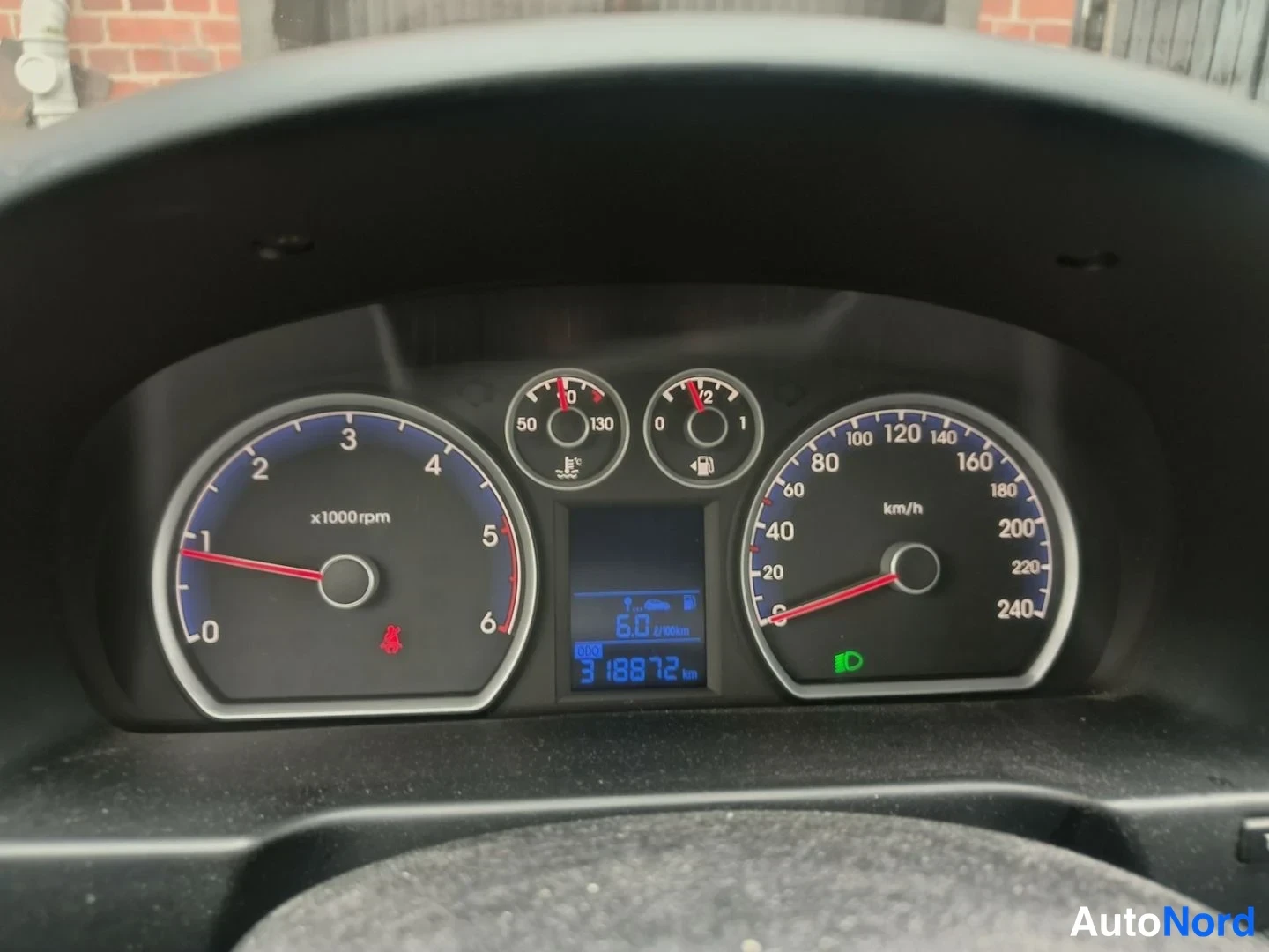Sininen Hyundai i30 2008, yksityiskohta, kuva 17