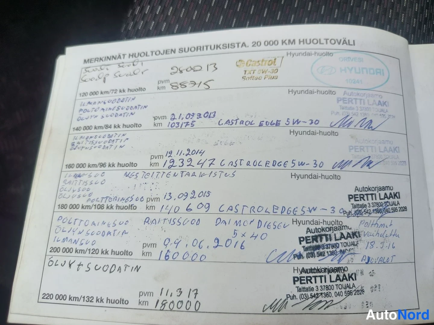 Sininen Hyundai i30 2008, asiakirja, kuva 19