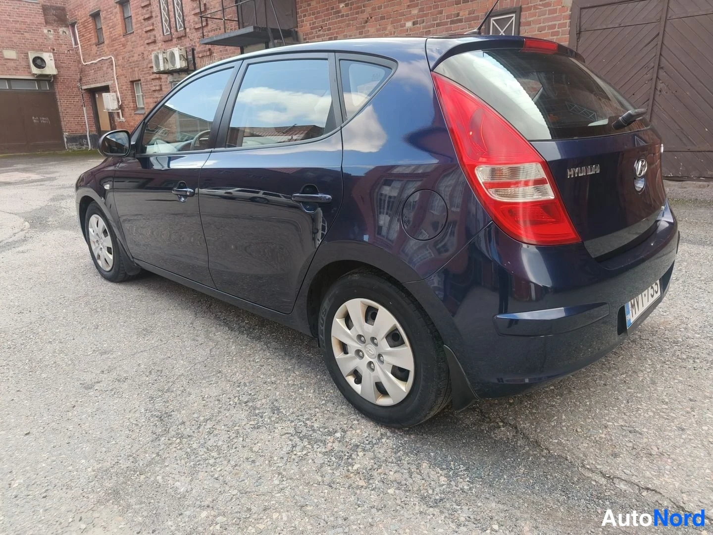 Sininen Hyundai i30 2008, takaviisto, kuva 7