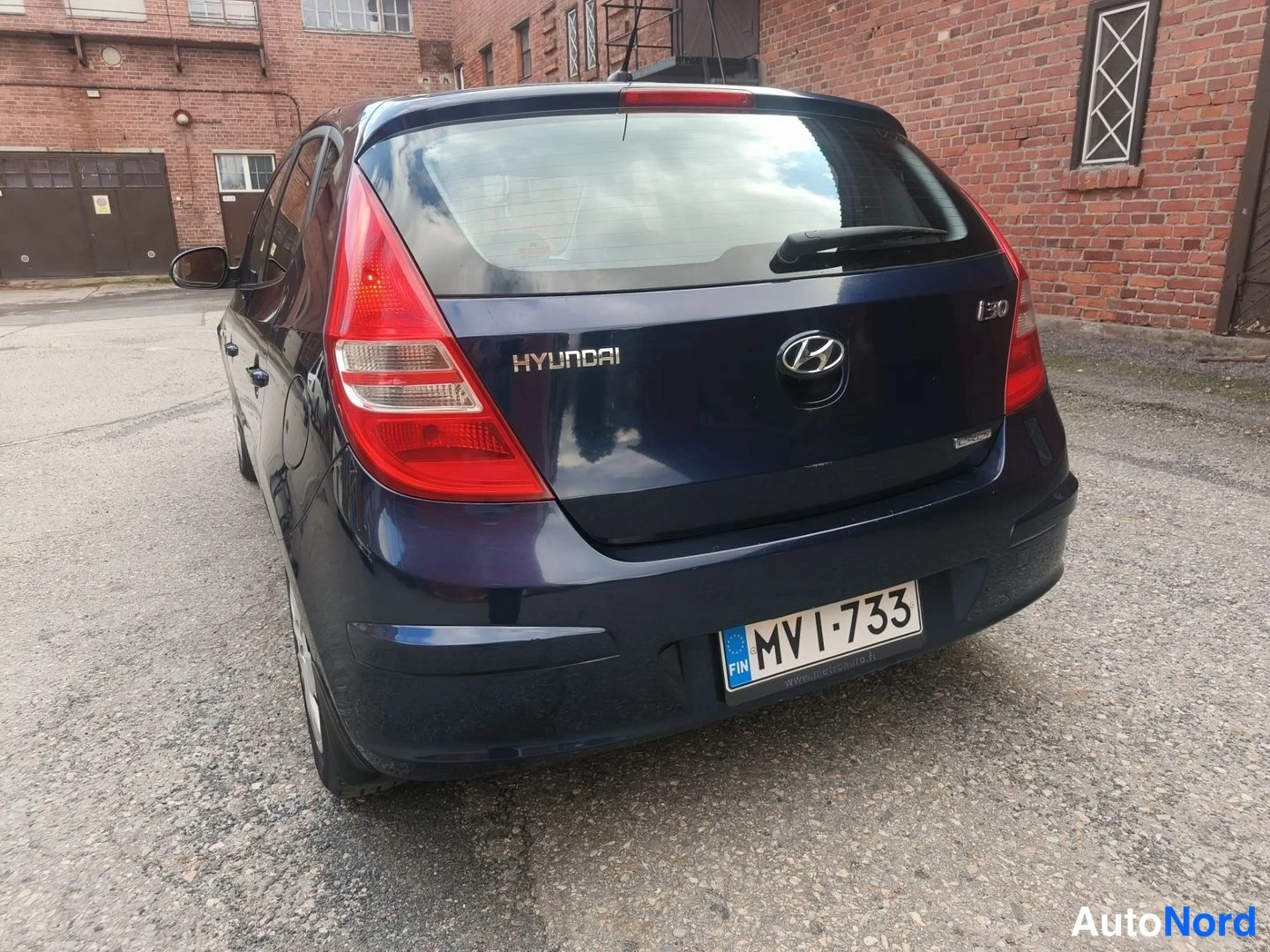 Sininen Hyundai i30 2008, takaa, kuva 9