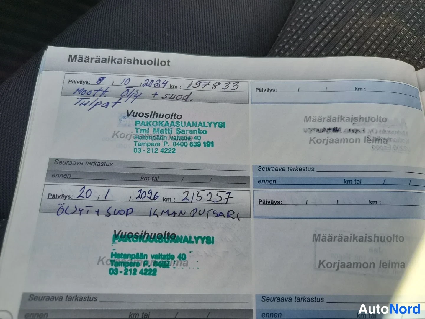Musta Peugeot 308 2011, asiakirja, kuva 13