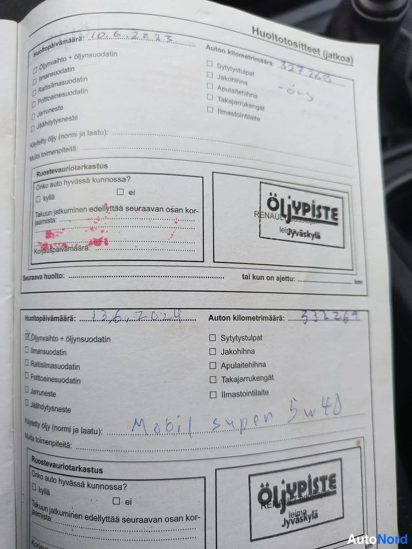 Musta Renault Laguna 2007, asiakirja, kuva 29