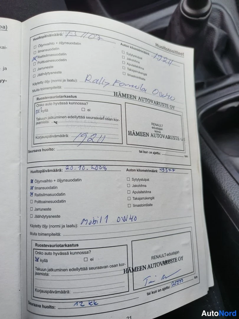 Musta Renault Laguna 2007, asiakirja, kuva 22
