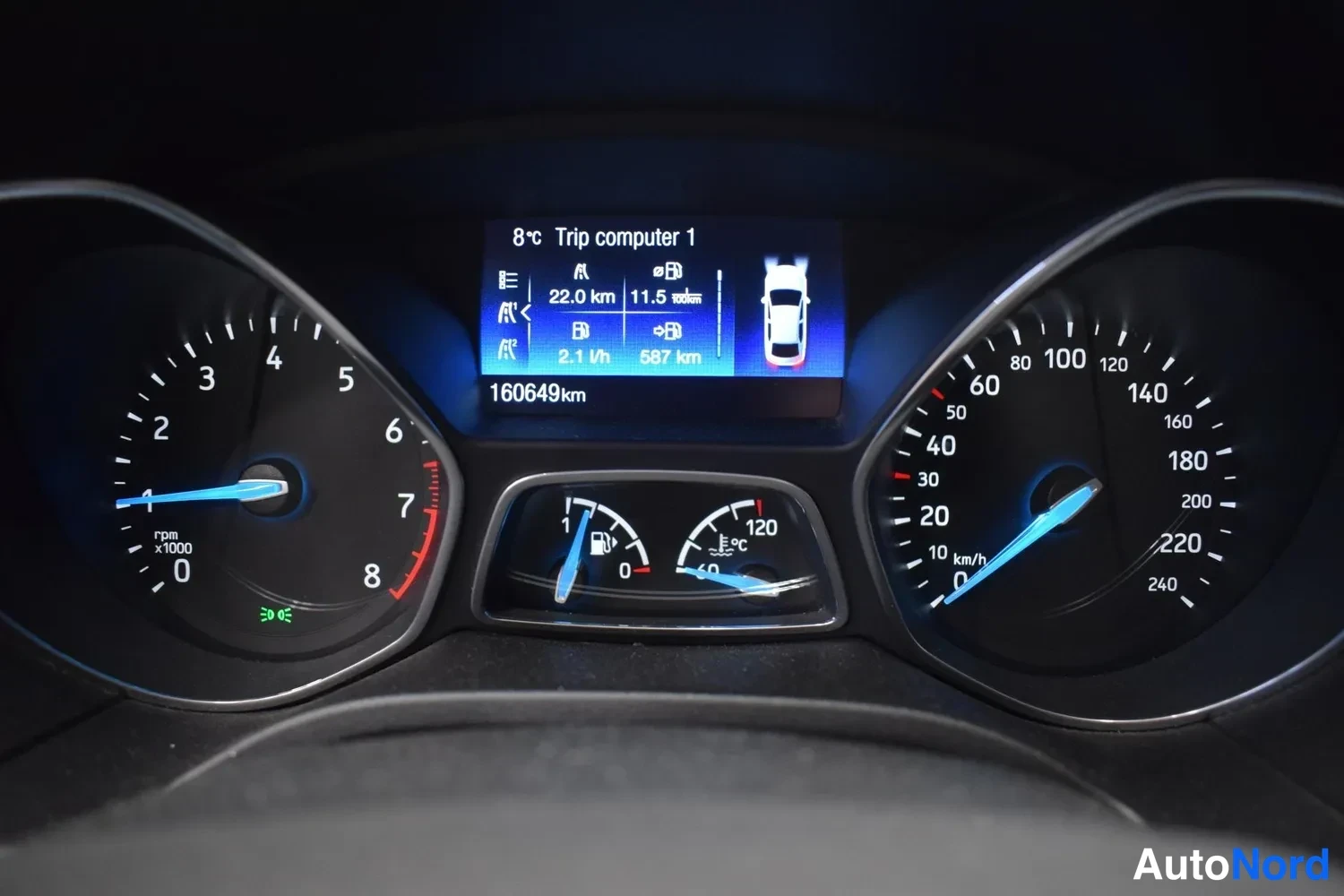 Harmaa Ford Focus 2018, yksityiskohta, kuva 4