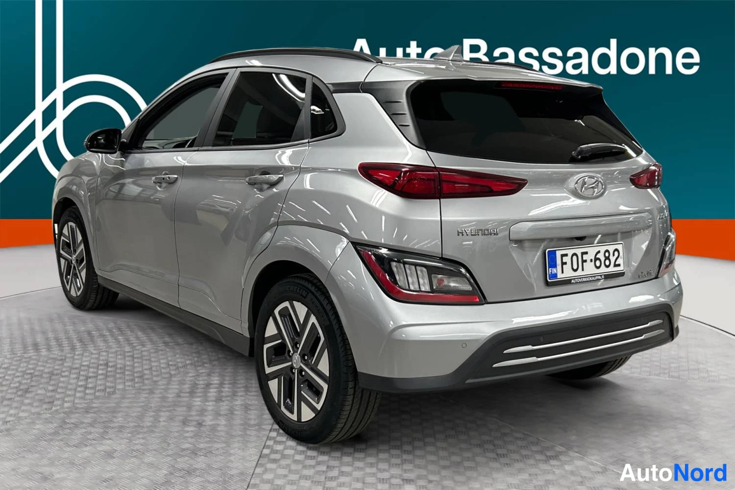 Hopea Hyundai Kona electric 2021, takaviisto, kuva 6