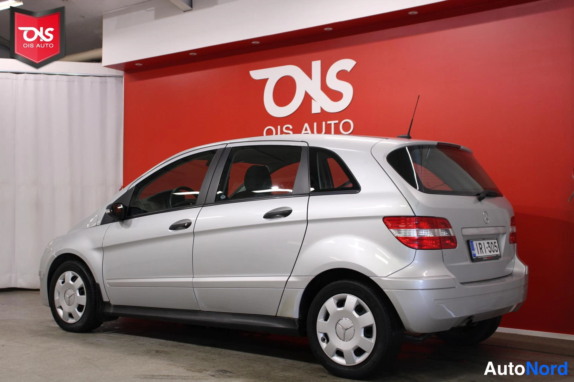 Harmaa Mercedes-Benz B 200 2006, takaviisto, kuva 8