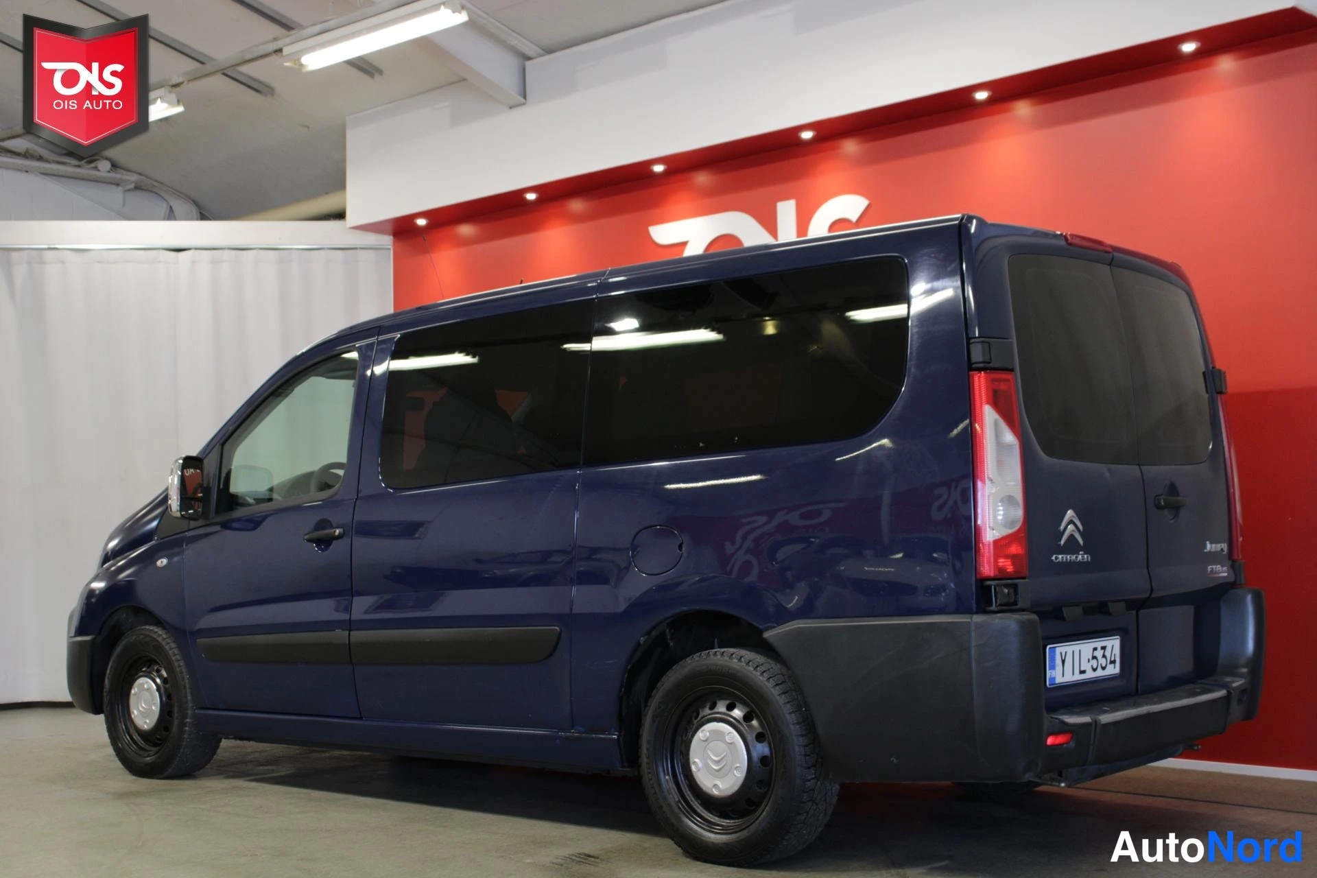 Sininen Citroen Jumpy 2014, takaviisto, kuva 7
