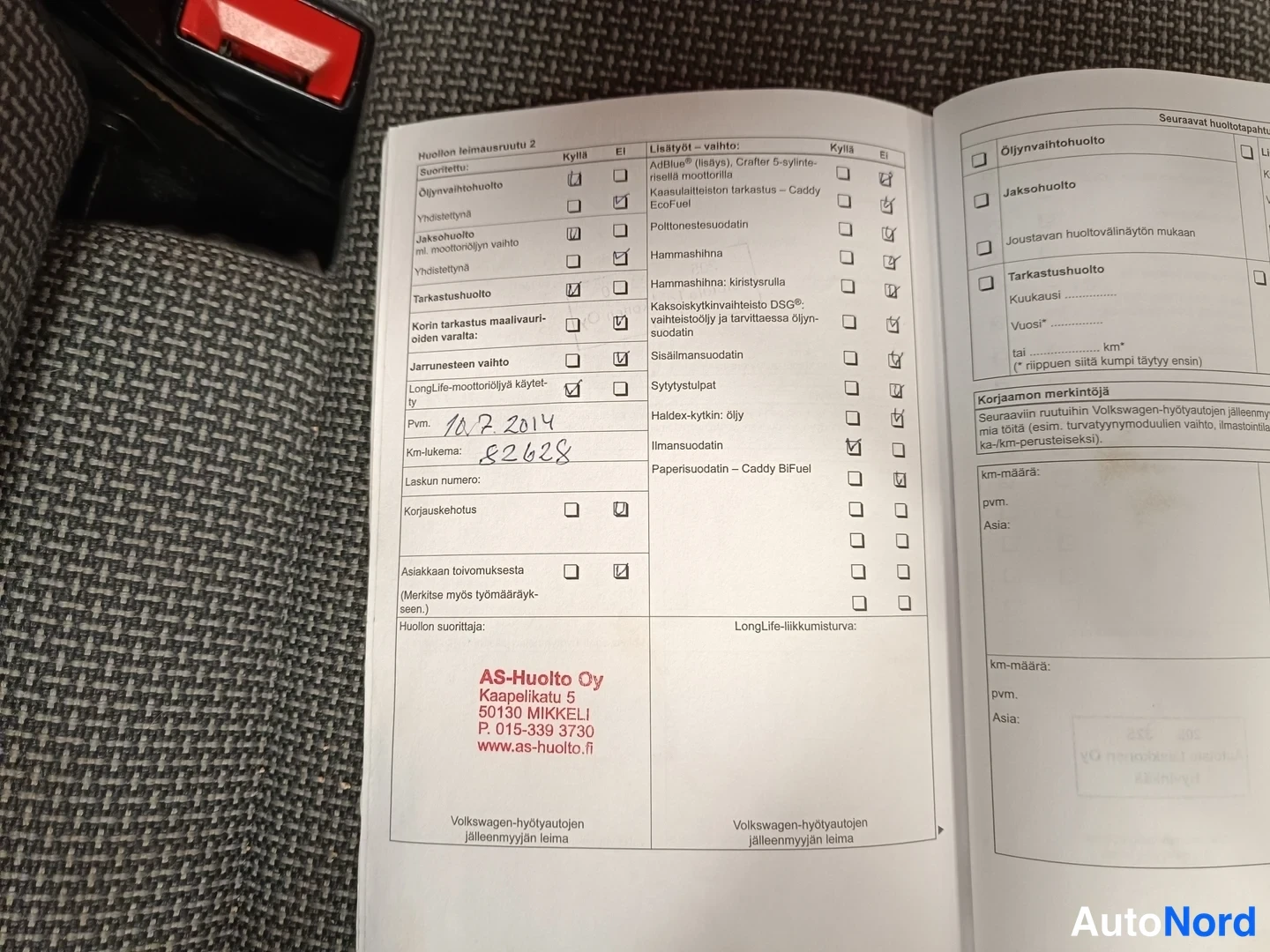 Valkoinen Volkswagen Caravelle 2012, asiakirja, kuva 14