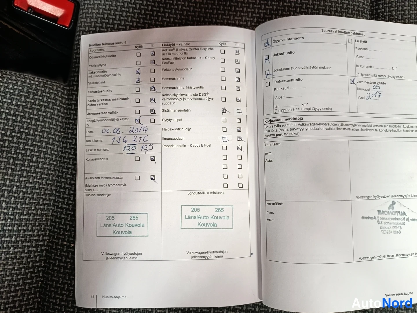 Valkoinen Volkswagen Caravelle 2012, asiakirja, kuva 16