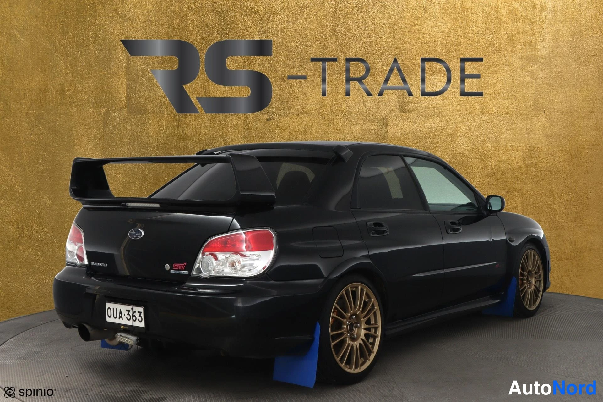 Musta Subaru Impreza 2007, takaviisto, kuva 5