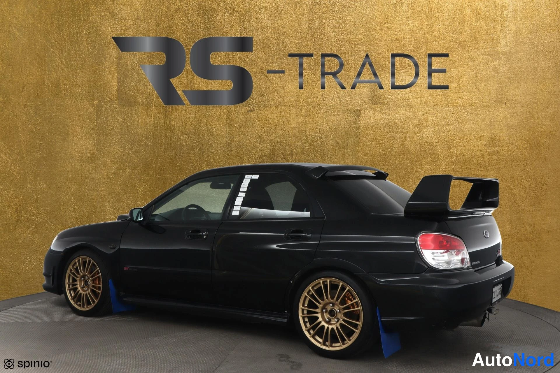 Musta Subaru Impreza 2007, takaviisto, kuva 4