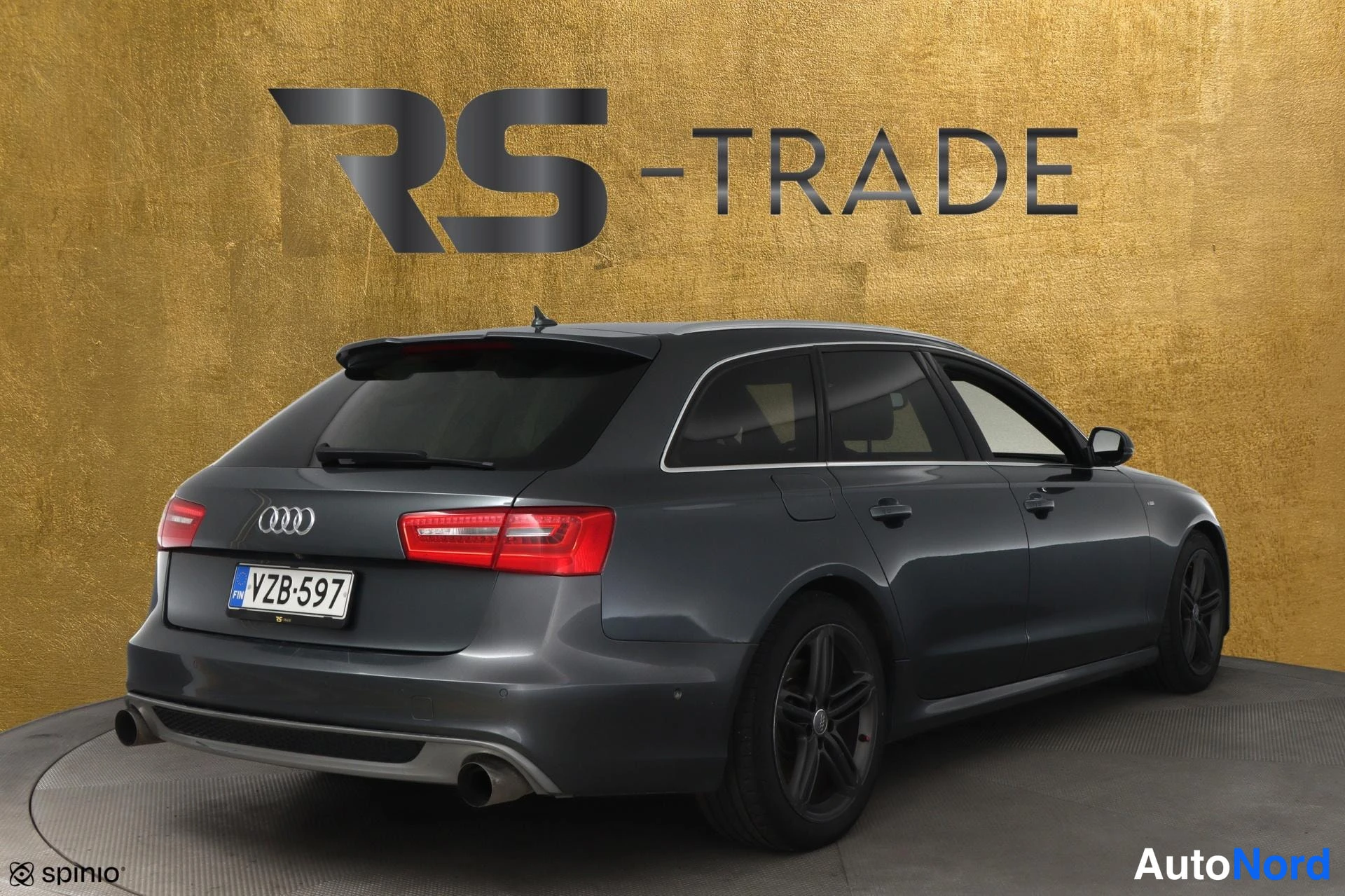 Harmaa Audi A6 2012, takaviisto, kuva 3