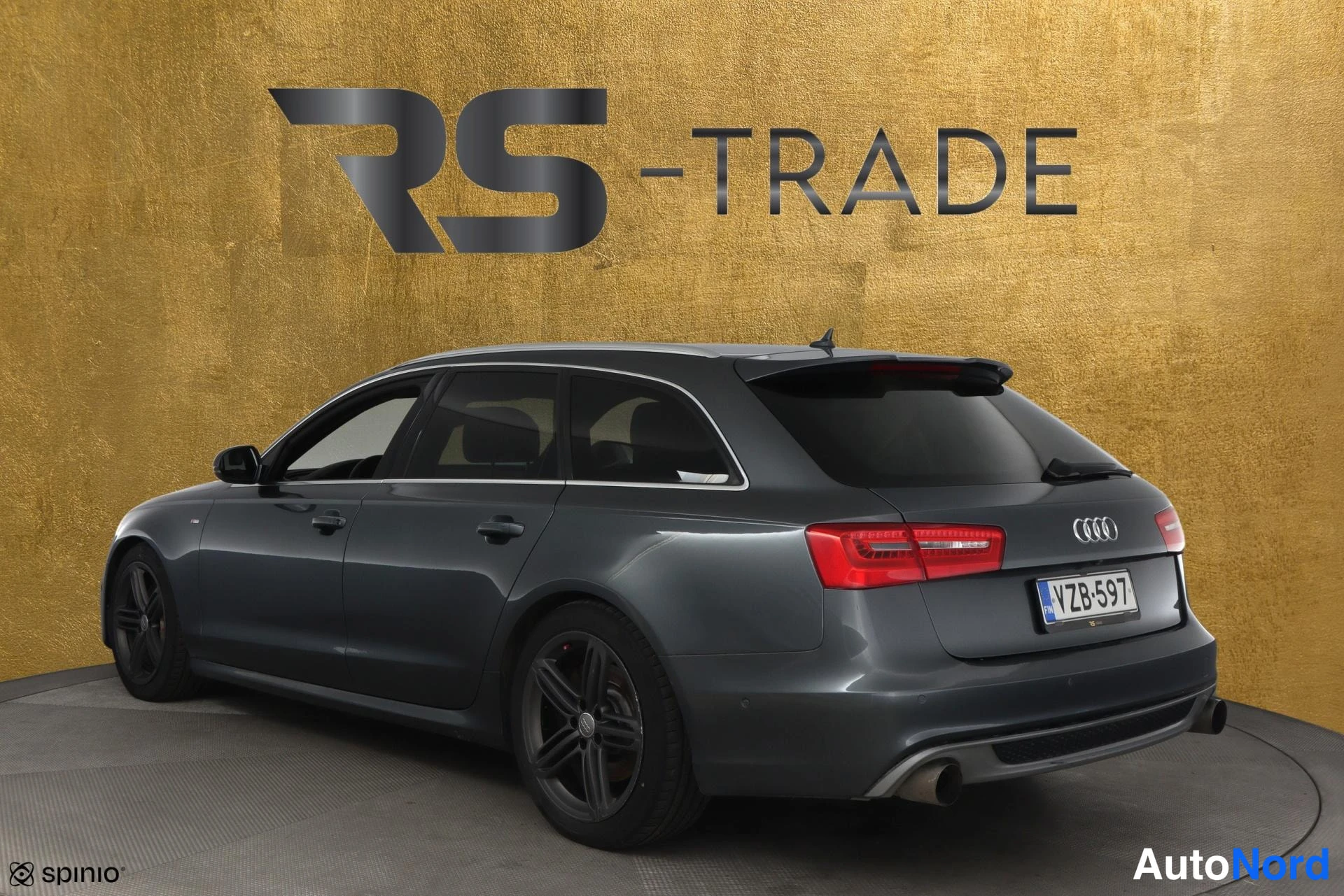 Harmaa Audi A6 2012, takaviisto, kuva 4