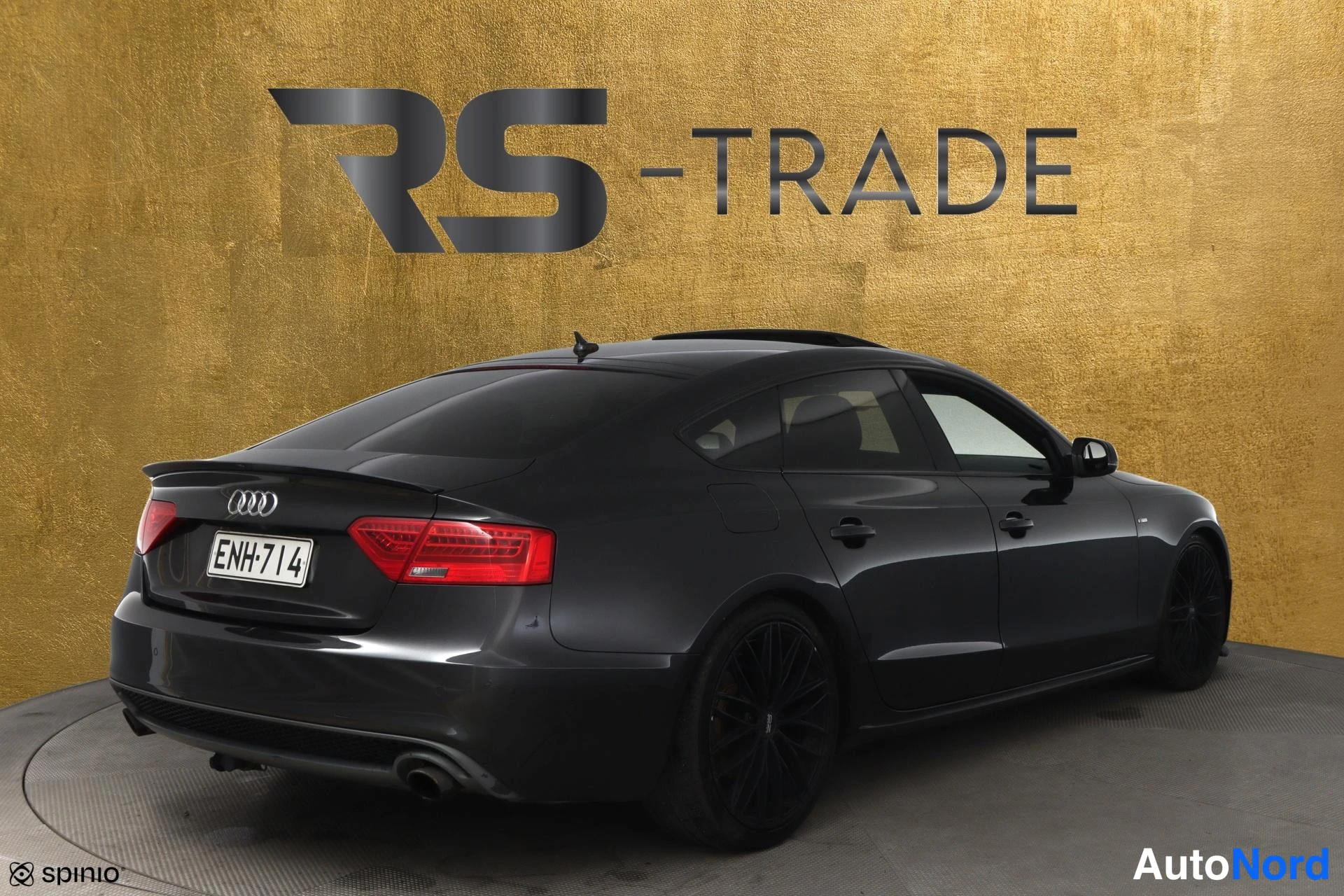 Harmaa Audi A5 2012, takaviisto, kuva 3