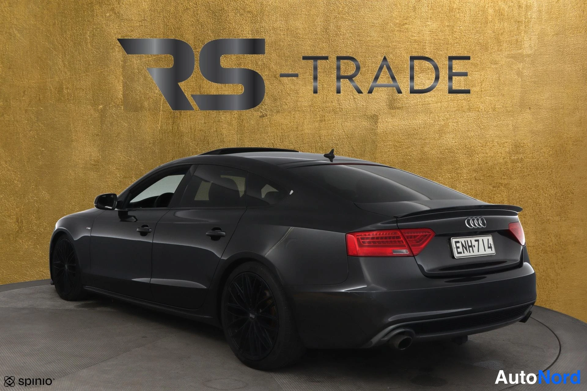 Harmaa Audi A5 2012, takaviisto, kuva 4