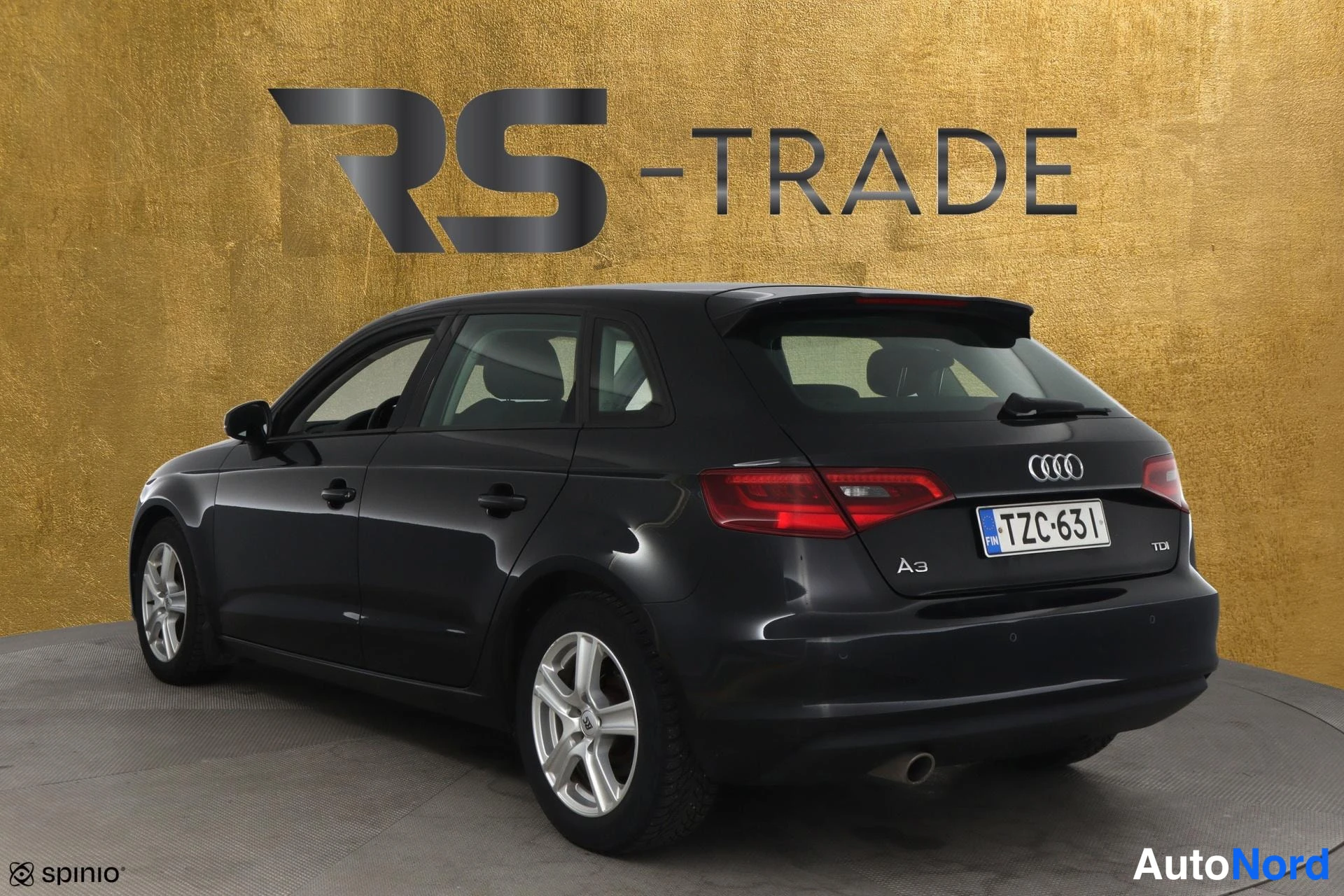 Musta Audi A3 2013, takaviisto, kuva 5