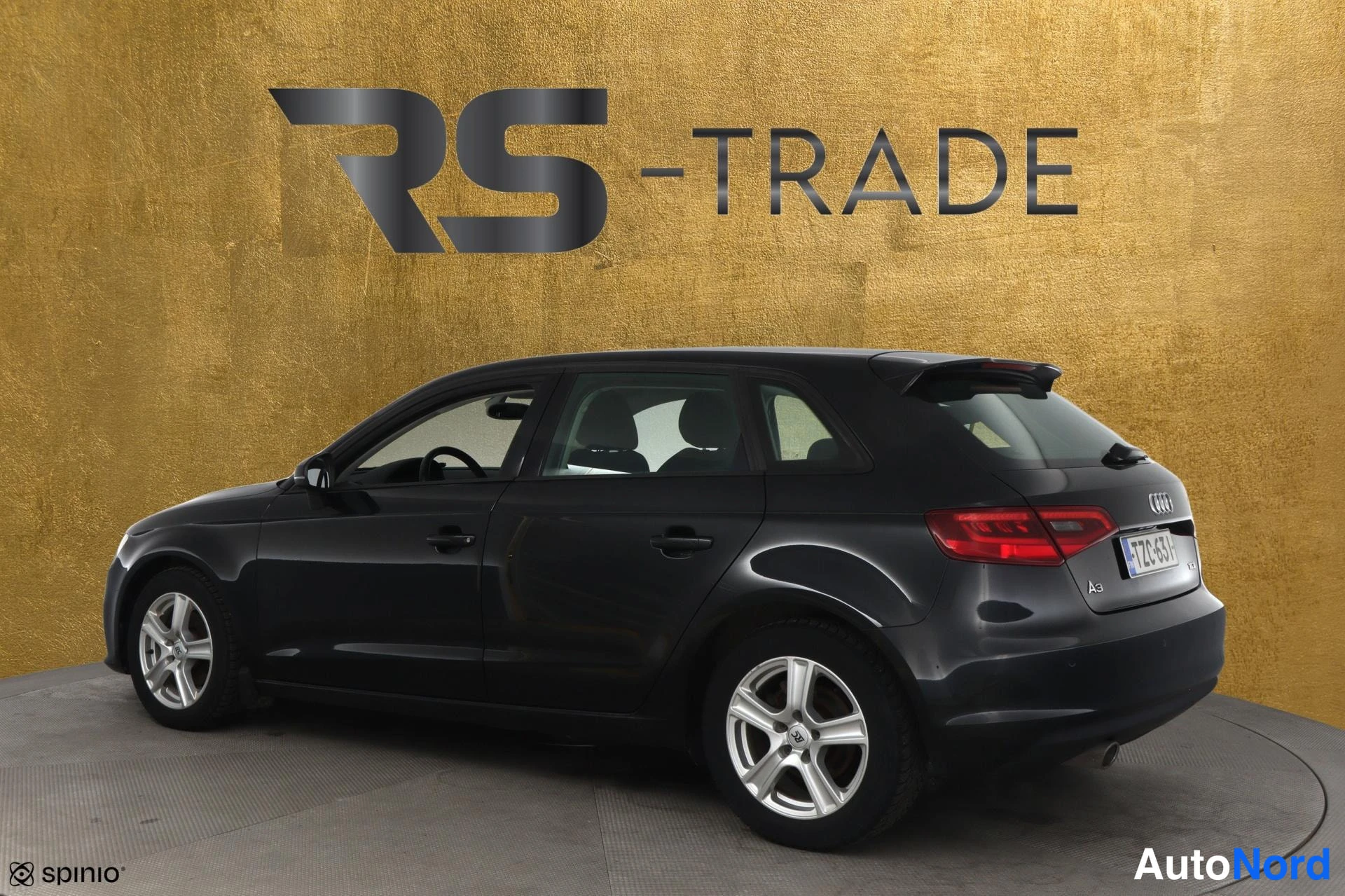 Musta Audi A3 2013, takaviisto, kuva 6