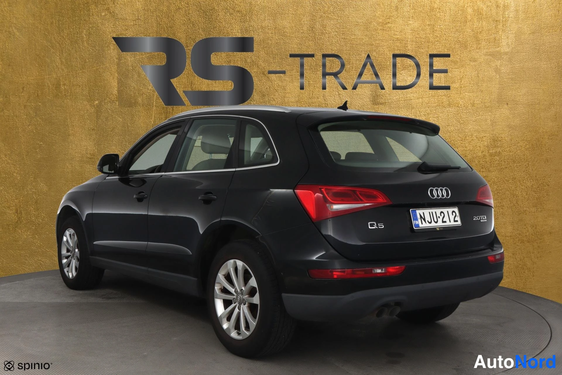 Black Audi Q5 2009, rear three-quarter, photo 5