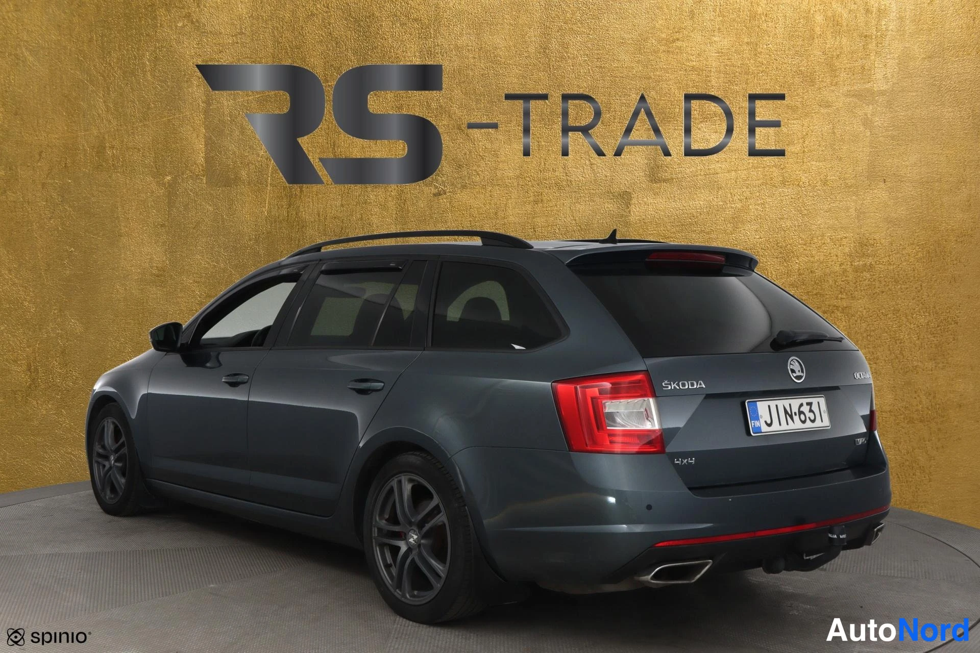 Grey Skoda Octavia 2016, rear three-quarter, photo 6