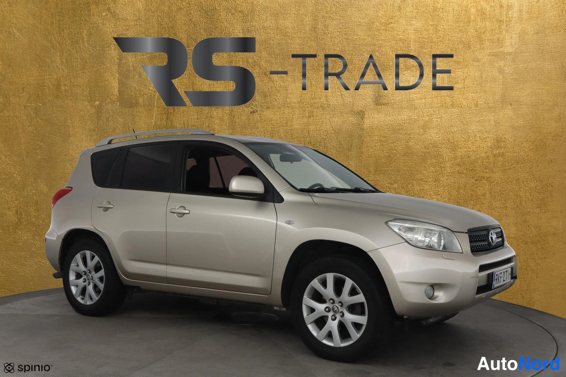 Beige Toyota RAV4 2006, etuviisto, keula oikealle, kuva 2