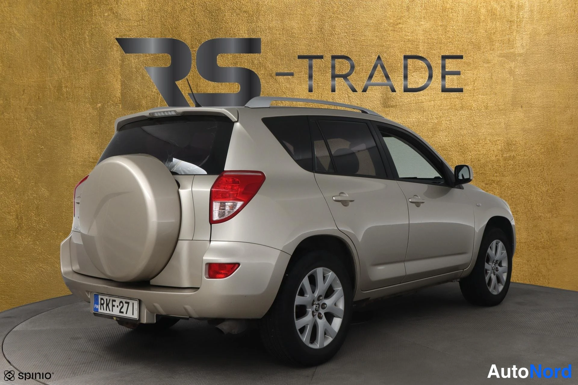 Beige Toyota RAV4 2006, takaviisto, kuva 4