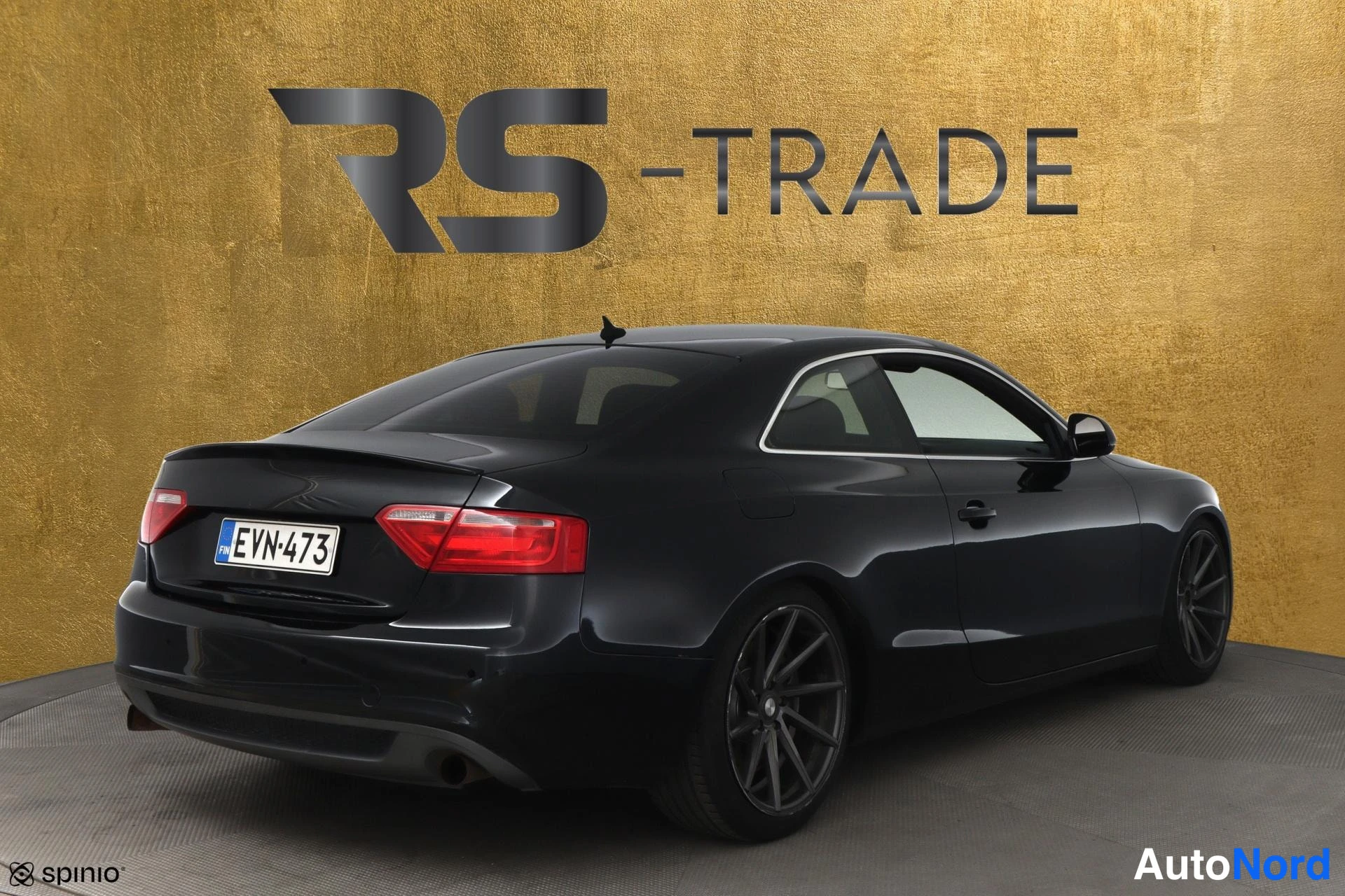 Musta Audi A5 2009, takaviisto, kuva 4