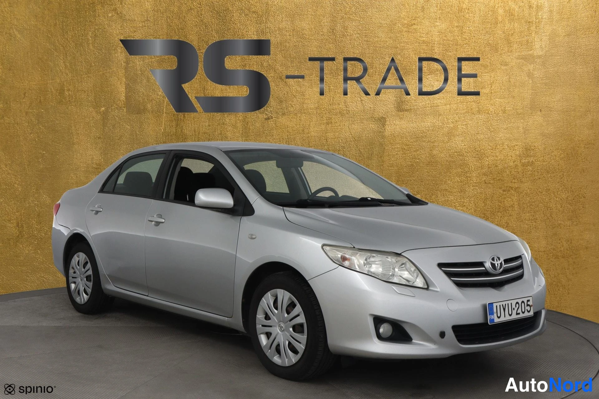 Hopea Toyota Corolla 2007, etuviisto, keula oikealle, kuva 2