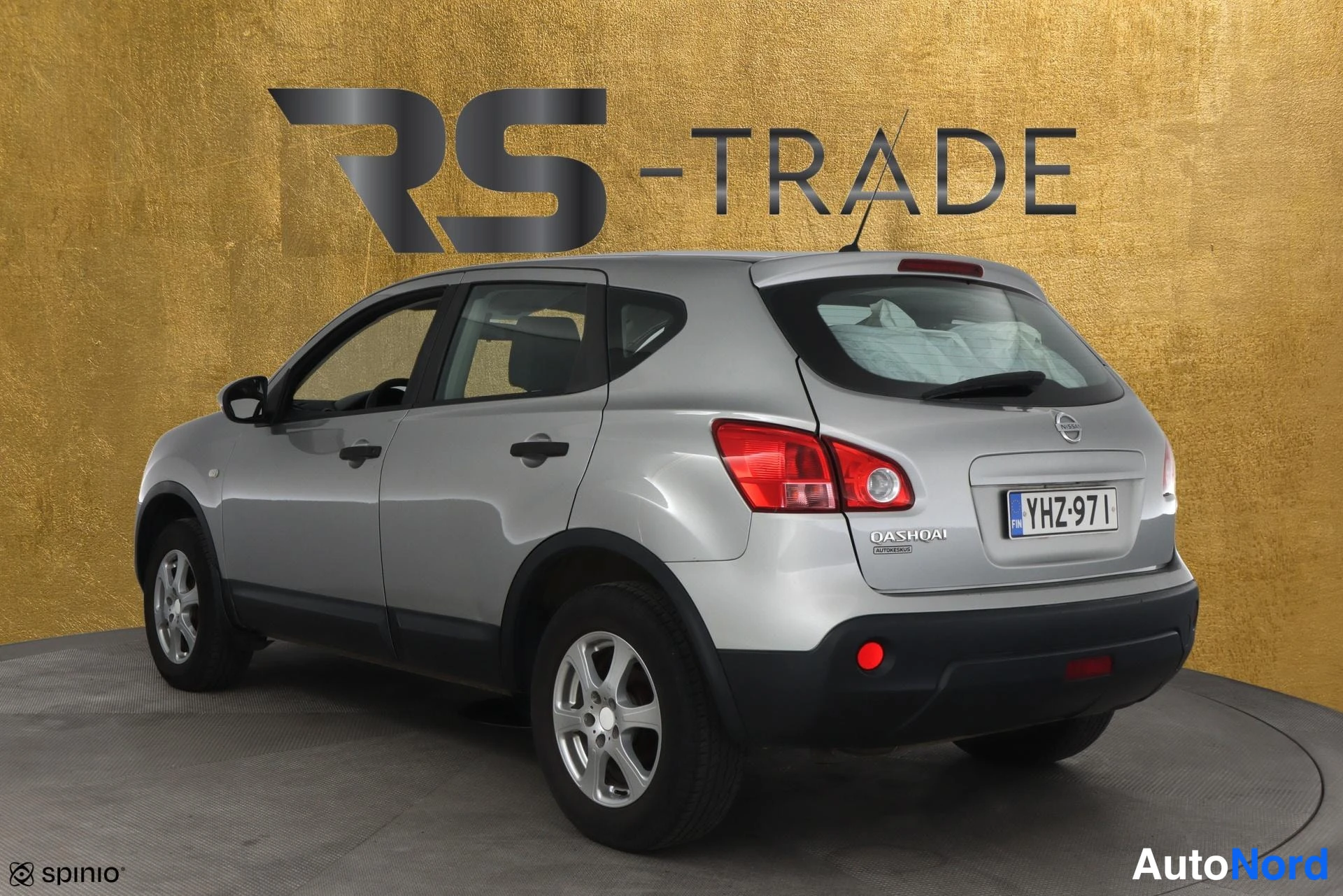 Hopea Nissan Qashqai 2008, takaviisto, kuva 5