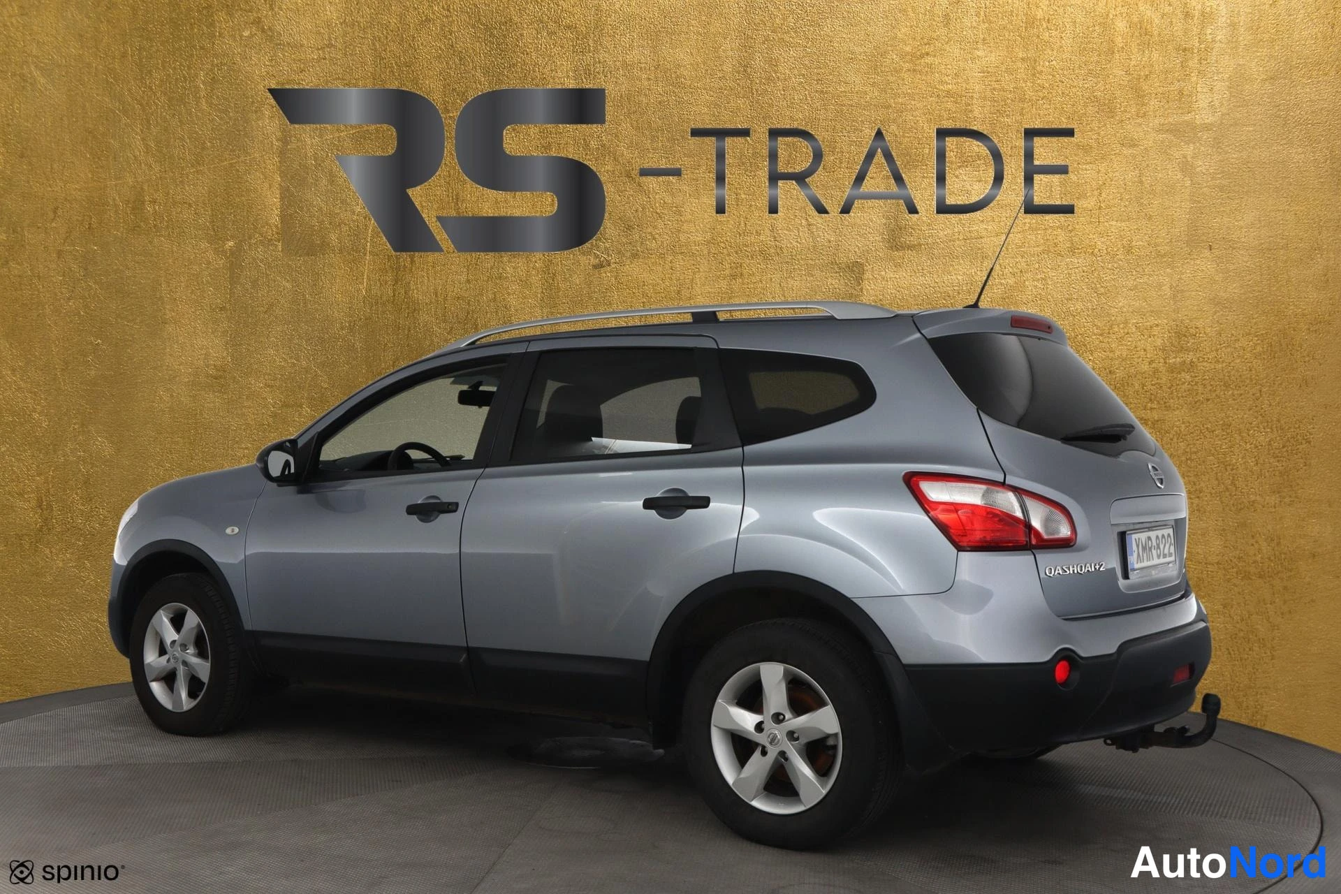 Harmaa Nissan Qashqai+2 2011, takaviisto, kuva 5