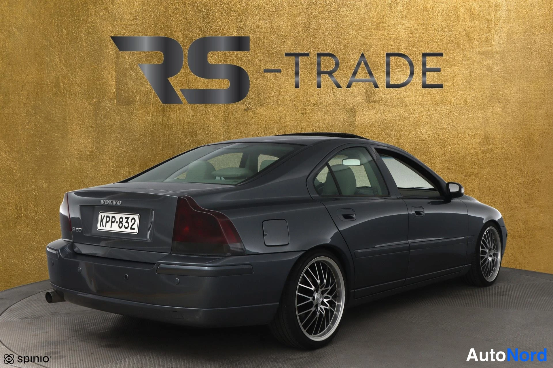 Harmaa Volvo S60 2007, takaviisto, kuva 4
