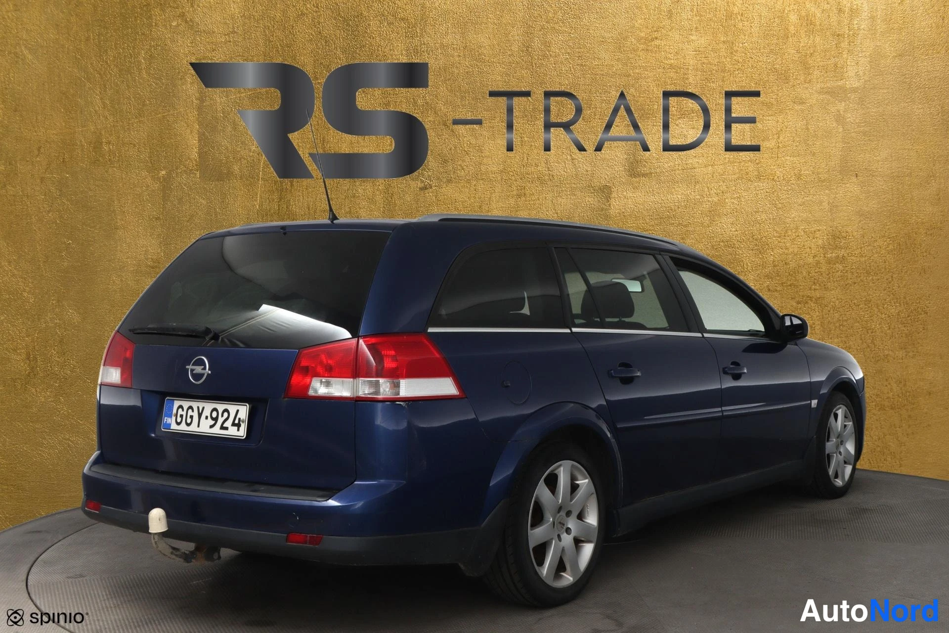 Sininen Opel Vectra 2006, takaviisto, kuva 4