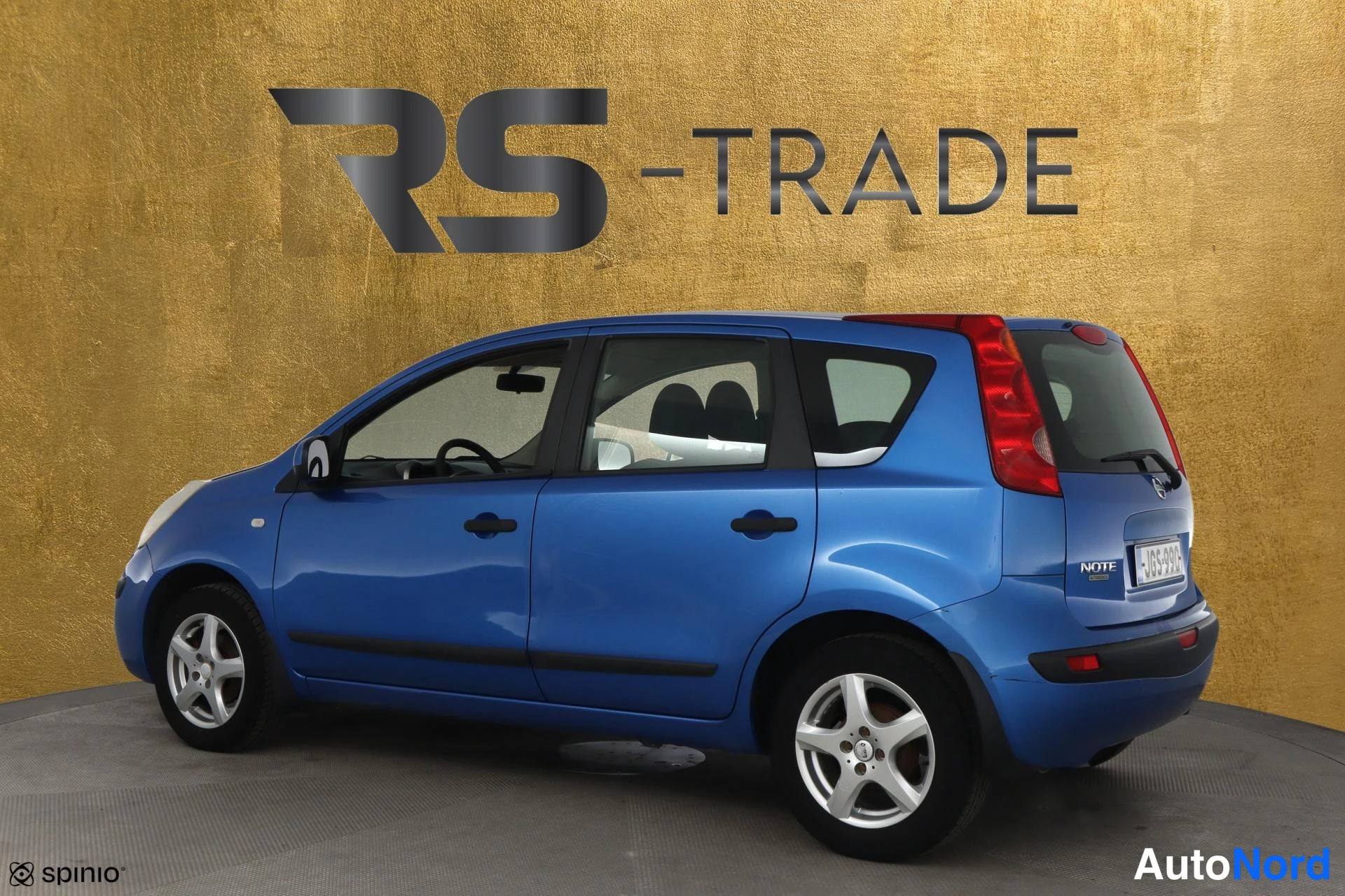 Sininen Nissan Note 2006, takaviisto, kuva 6