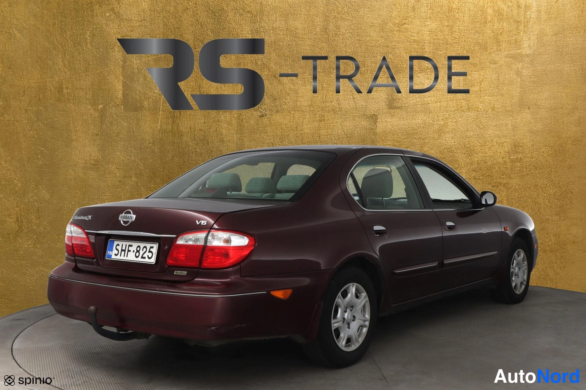 Punainen Nissan Maxima 2002, takaviisto, kuva 4