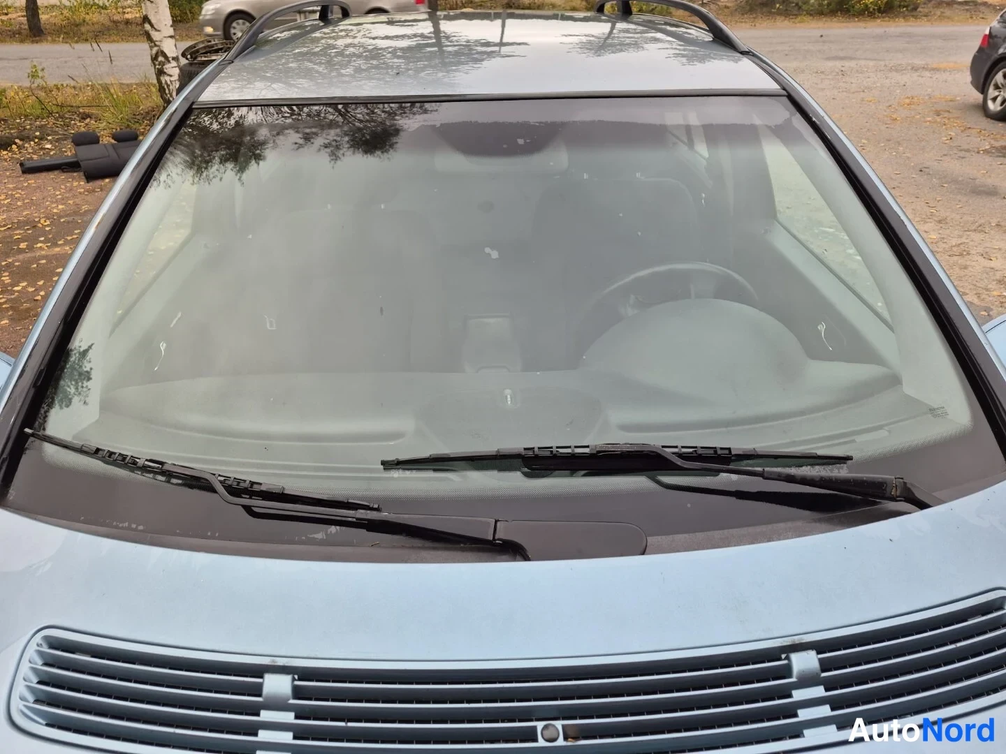 Sininen Mercedes-Benz C 200 CDI 2002, edestä, kuva 4