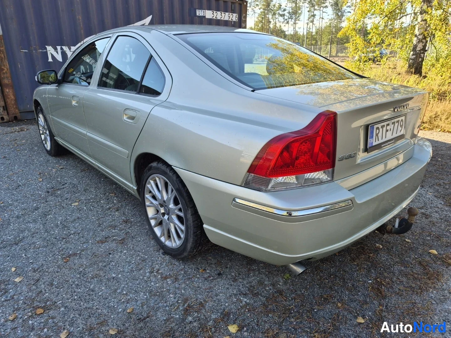 Beige Volvo S60 2006, takaviisto, kuva 7