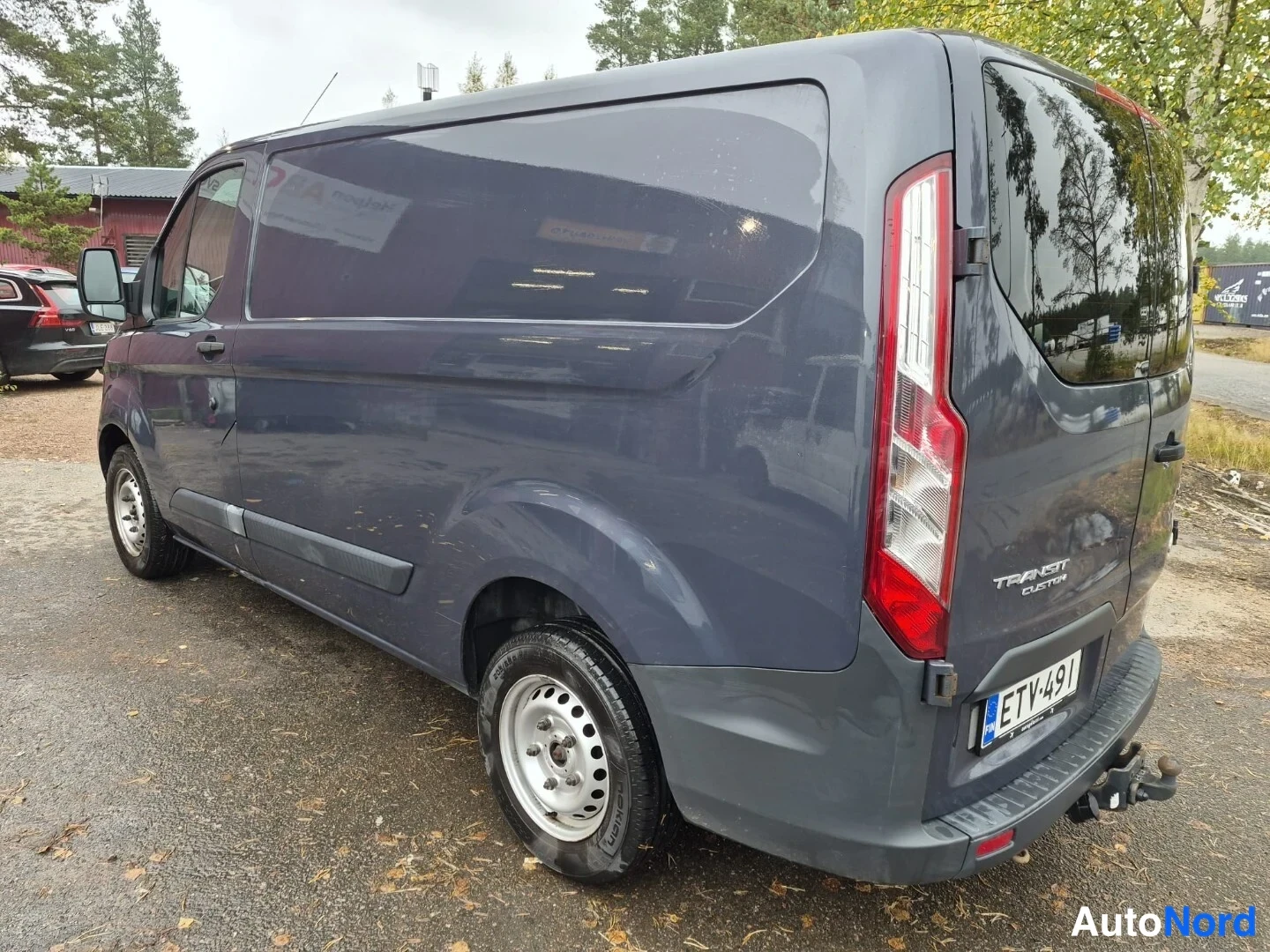 Sininen Ford Transit Custom 2013, takaviisto, kuva 7