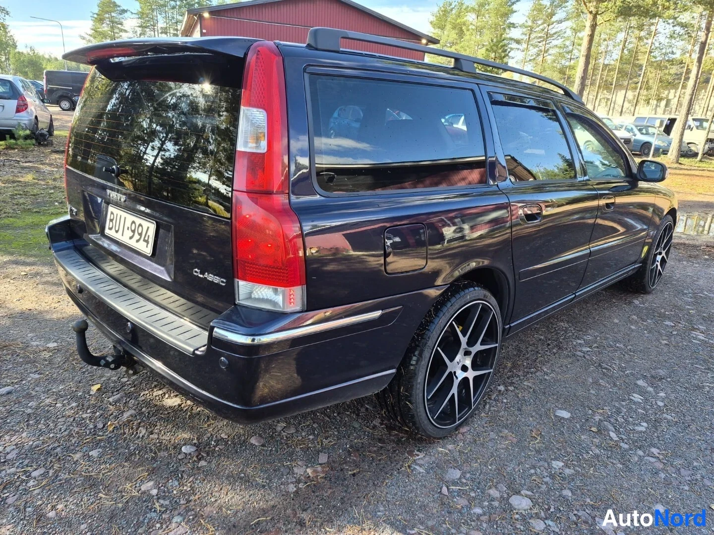 Sininen Volvo V70 2008, takaviisto, kuva 8