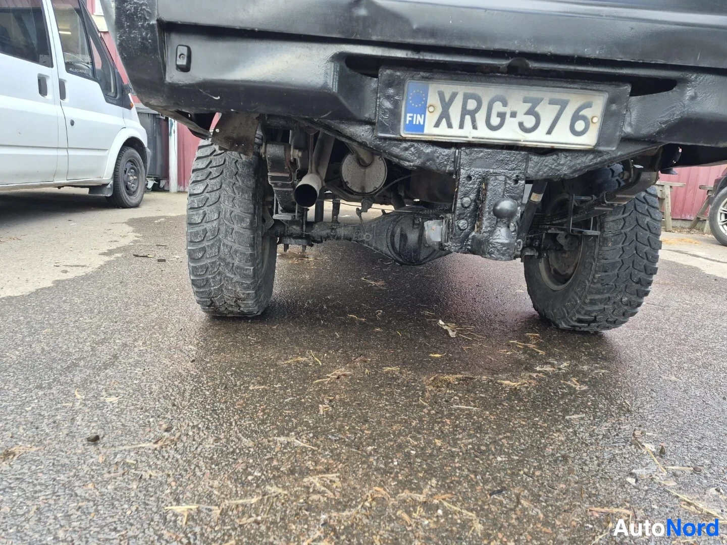 Sininen Toyota Hilux 1990, takaa, kuva 16