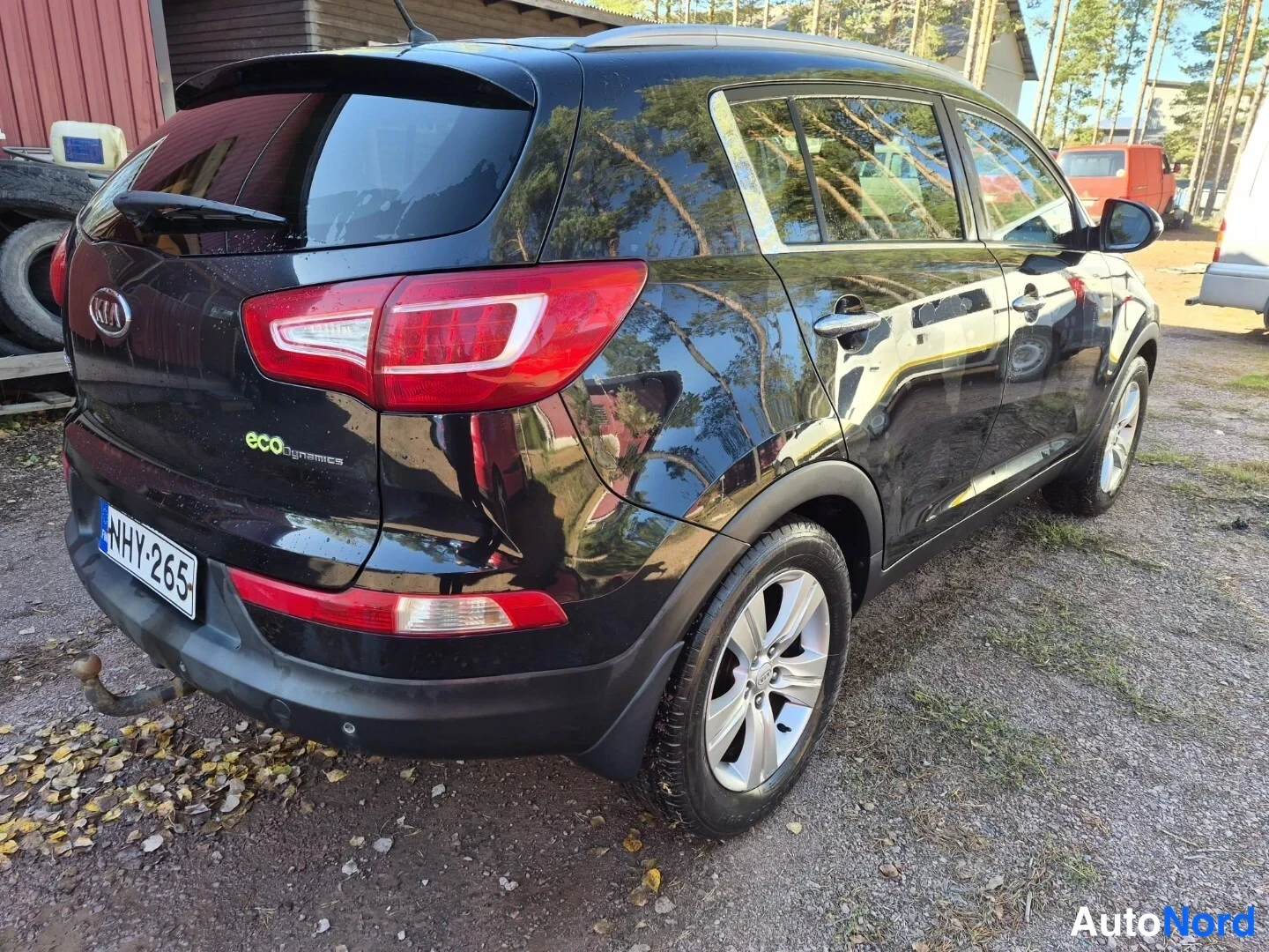 Musta Kia Sportage 2012, takaviisto, kuva 7