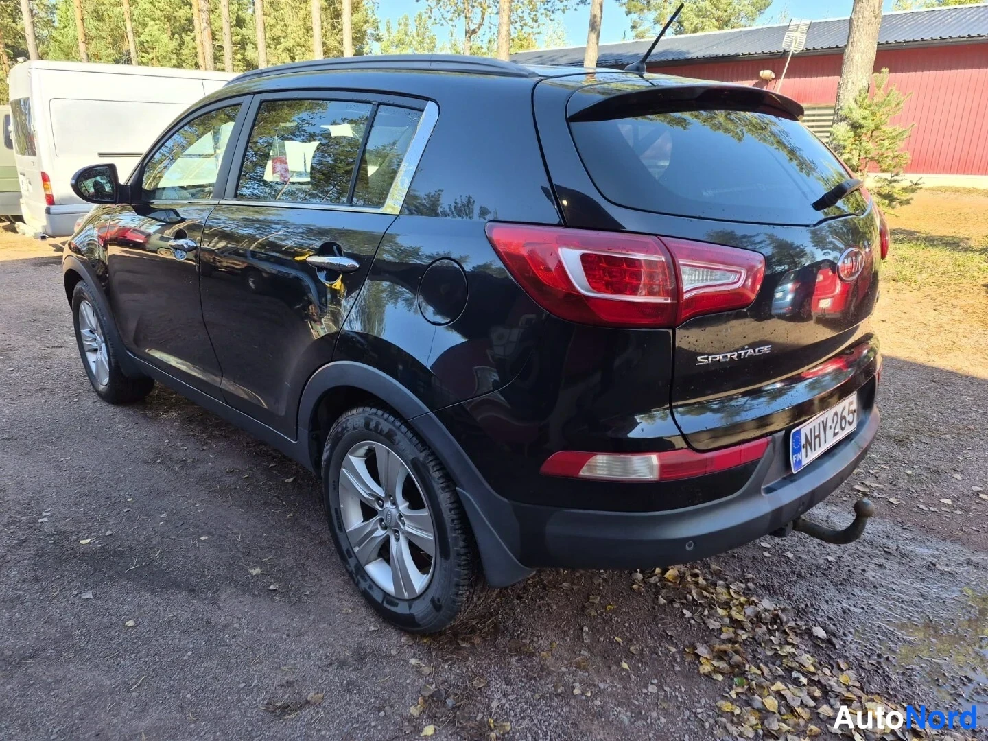 Musta Kia Sportage 2012, takaviisto, kuva 8