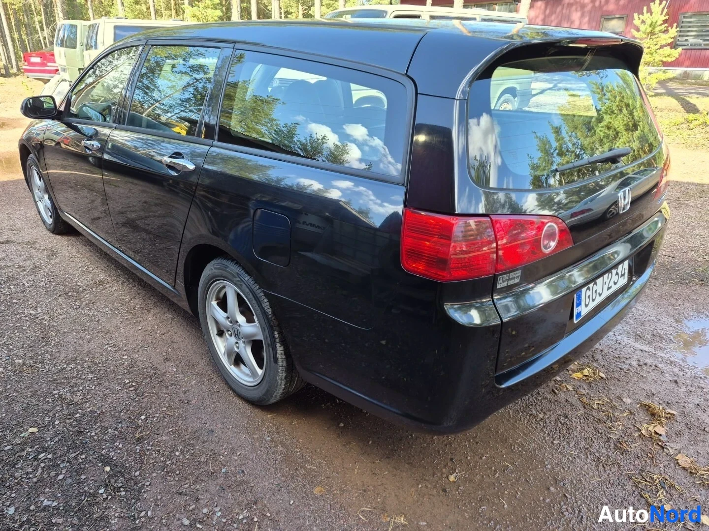 Musta Honda Accord 2005, takaviisto, kuva 7