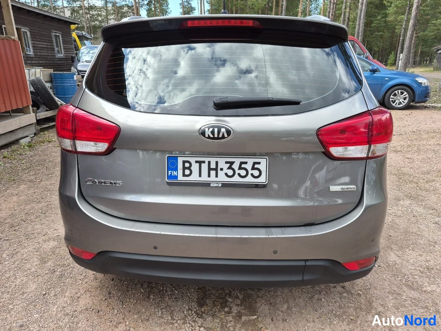 Harmaa Kia Carens 2015, takaa, kuva 10