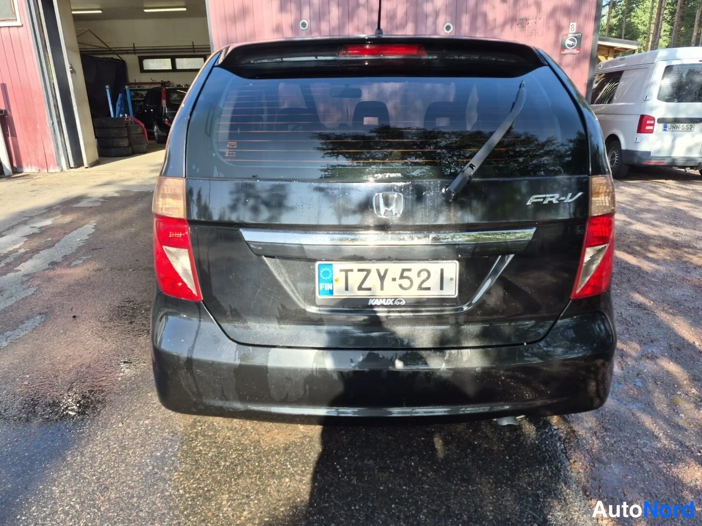 Musta Honda FR-V 2008, takaa, kuva 8