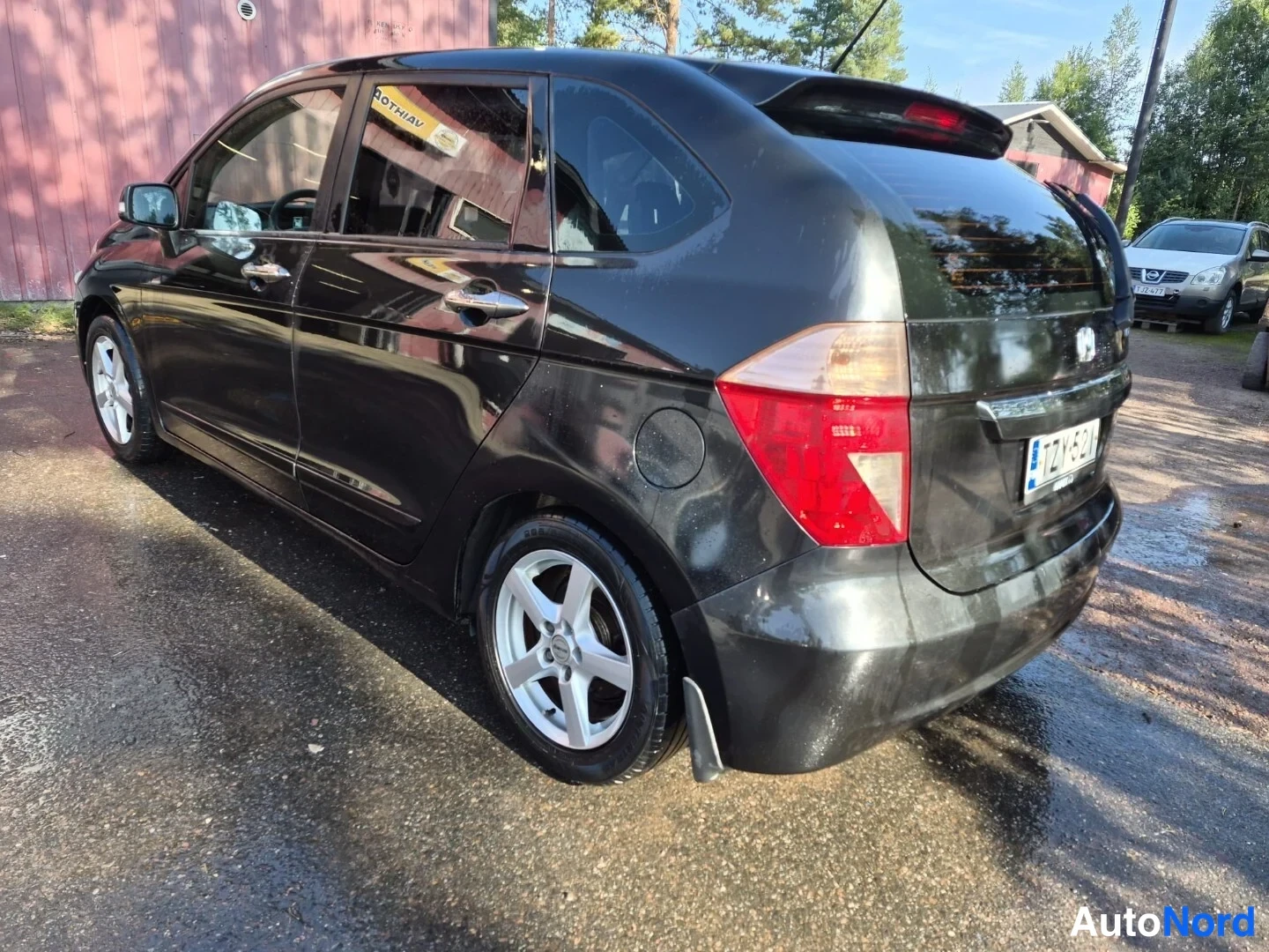 Musta Honda FR-V 2008, takaviisto, kuva 7